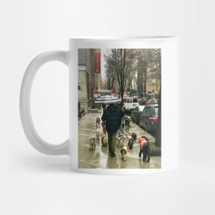 Dog Walking in NY Mug